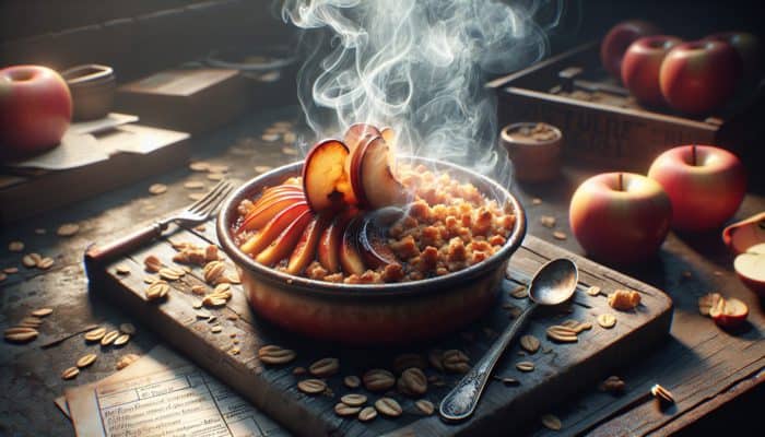 Smoked Apple Crisp: Tasty Oat Dessert for Autumn Evenings