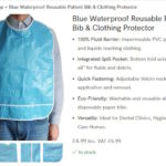 Waterproof Adult Bibs Perfect for Care Home Use