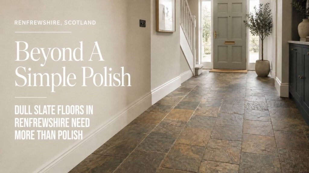 Slate Floors in Renfrewshire: Elevate Beyond Simple Polishing