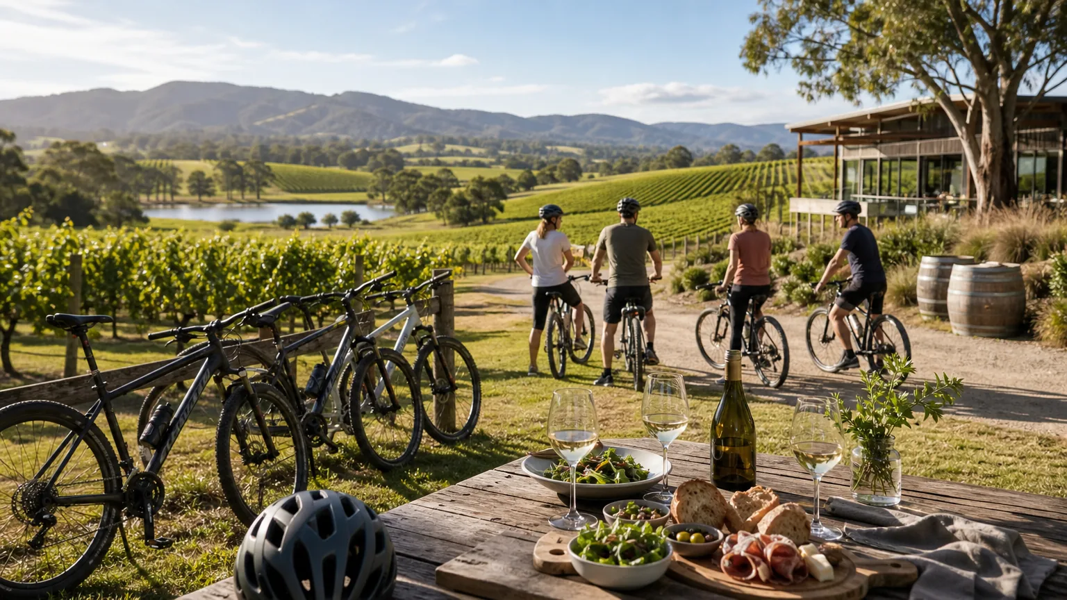 Yarra Valley Guided Bike Tour: visual reference for 5. Yarra Valley Guided Bike Tour: Active Adventures with Lunch and Customisable Winery Stops