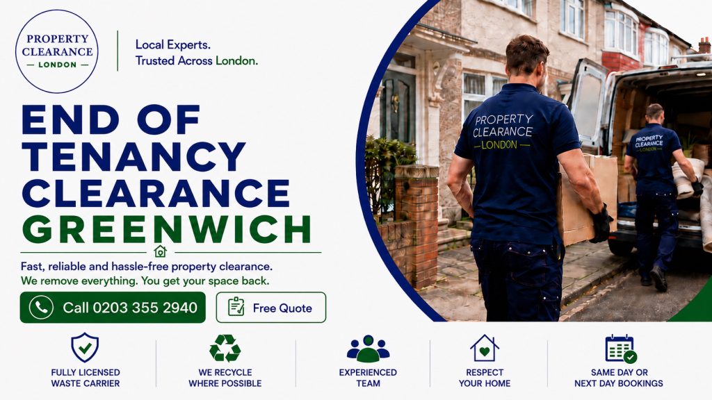 End of Tenancy Clearance: Professional Services in Greenwich