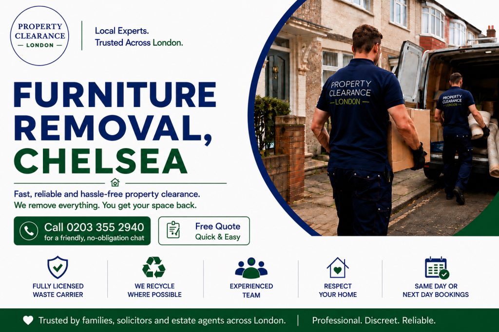 Furniture Removal Services in Chelsea Made Easy