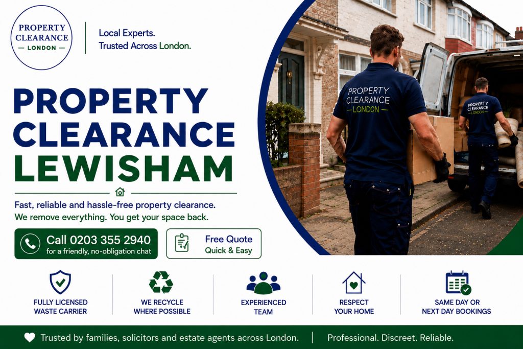 Property Clearance Services: Local Lewisham Solutions